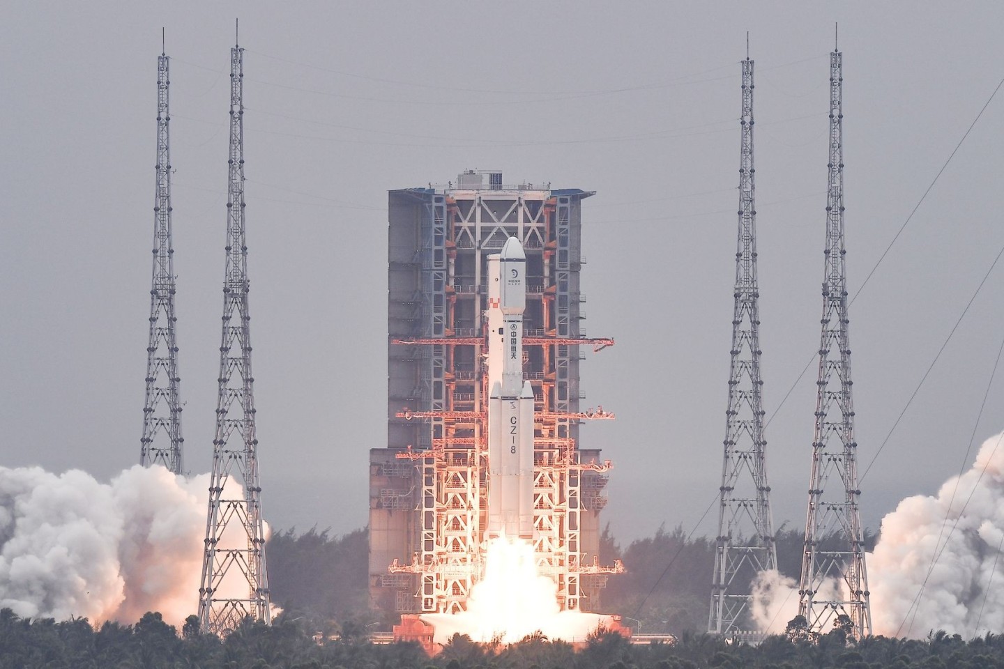 Eine Trägerrakete startete mit dem Relaissatelliten «Queqiao-2» am 20. März vom Wenchang Space Launch Center in der südchinesischen Provinz Hainan.