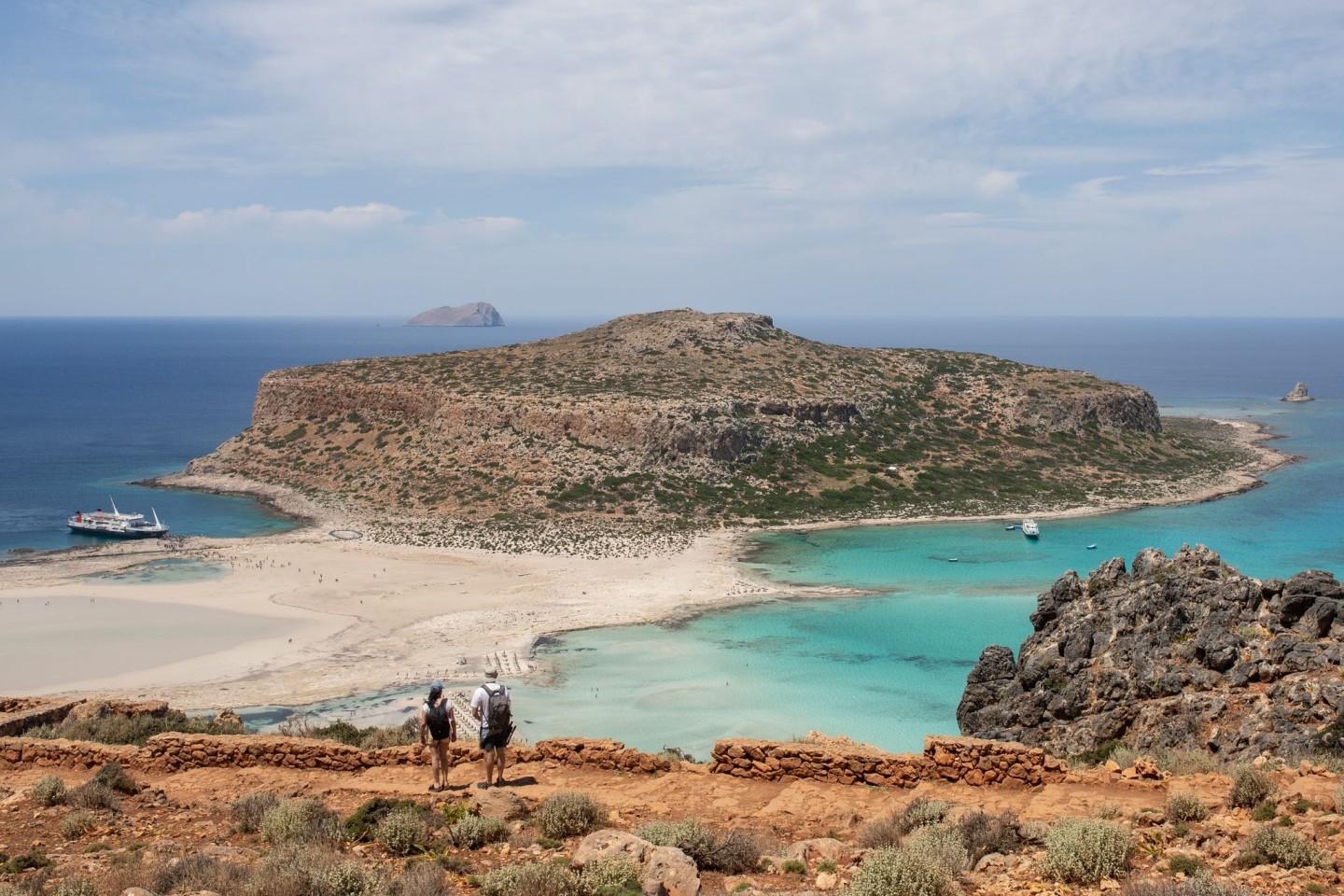Touristen m nordöstlichen Teil der Insel Kreta (Archivbild).