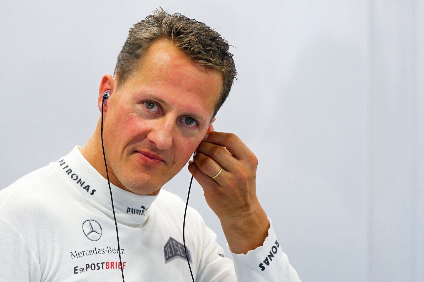 Michael Schumacher 2012 in Singapur. Kriminelle sollen versucht haben, die Familie des früheren Formel-1-Weltmeisters zu erpressen.