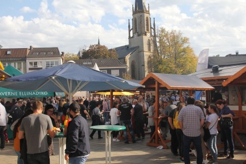 Kulinarische Vergnügungsmeile in der Innenstadt