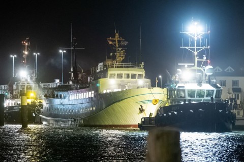 Stromausfall: Fähre mit 250 Passagieren treibt auf Nordsee