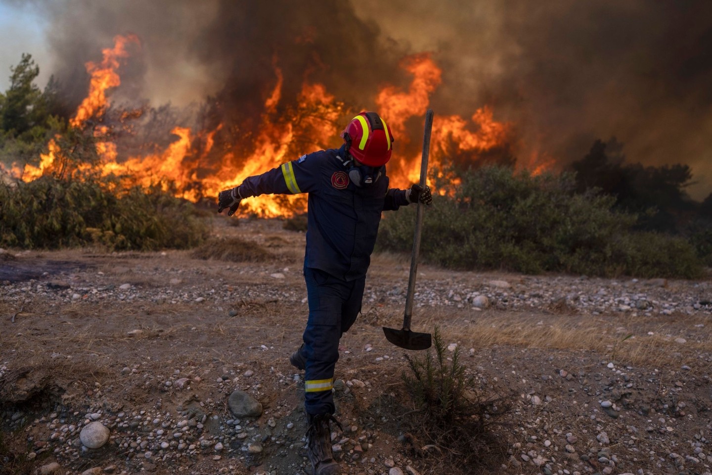 Schon letztes Jahr kam es in Griechenland zu vielen Bränden wegen der hohen Temperaturen.