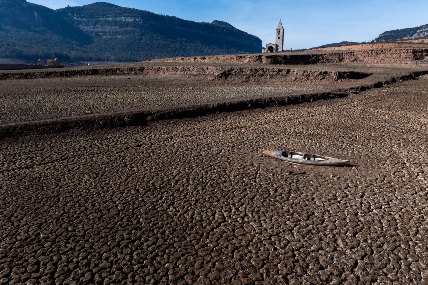 Der Sau-Stausee etwa 100 Kilometer nördlich von Barcelona.