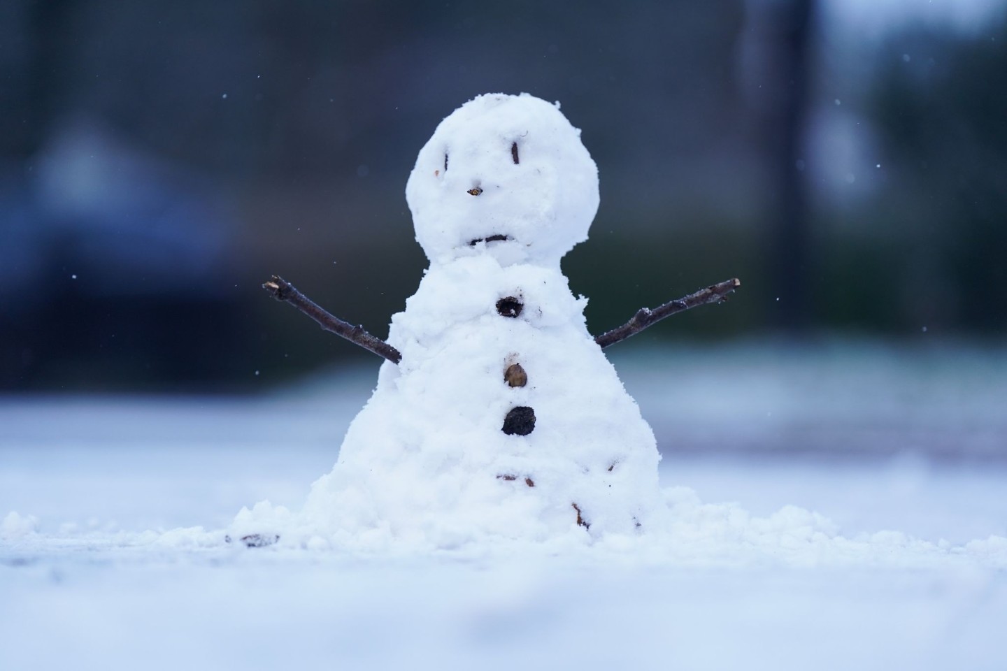 Winterwetter in Großbritannien.